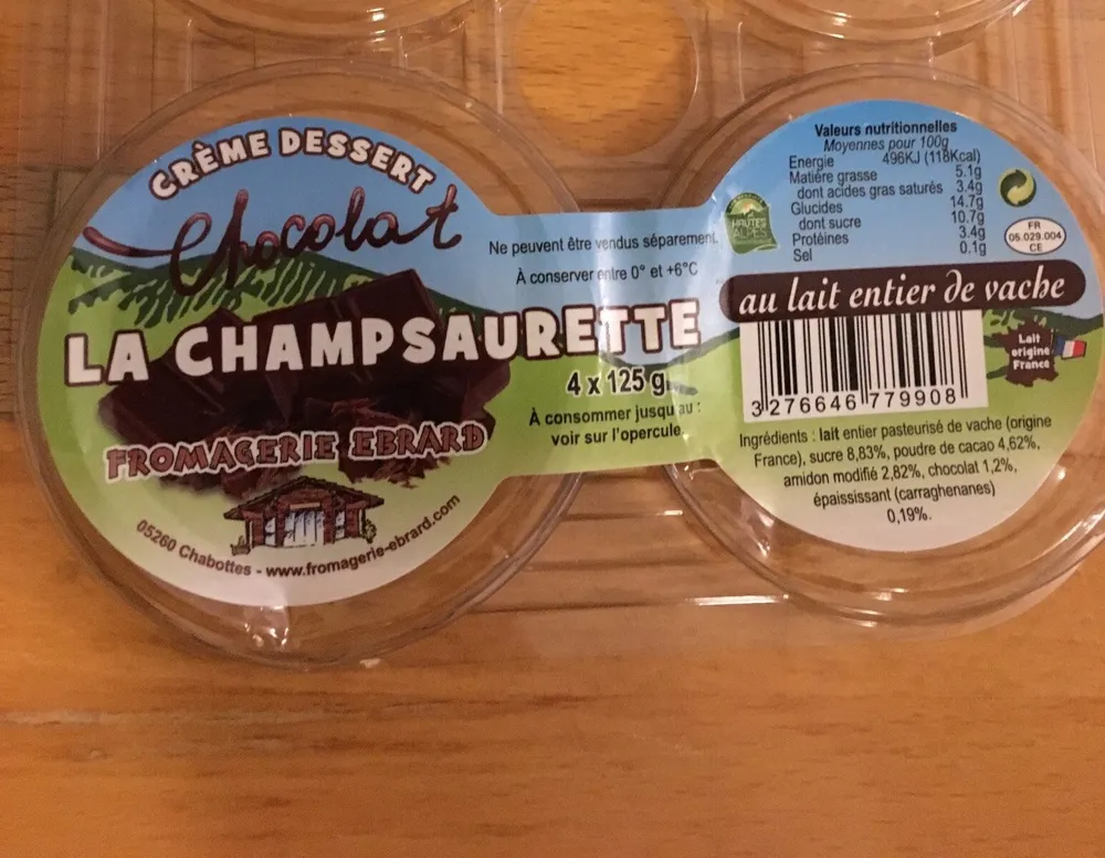 La champsaurette FROMAGERIE EBRARD