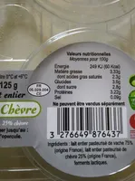 Yaourts au lait de chevre - vache FROMAGERIE EBRARD