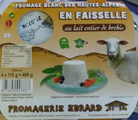 Fromage blanc des Hautes-Alpes en faisselle au lait de brebis