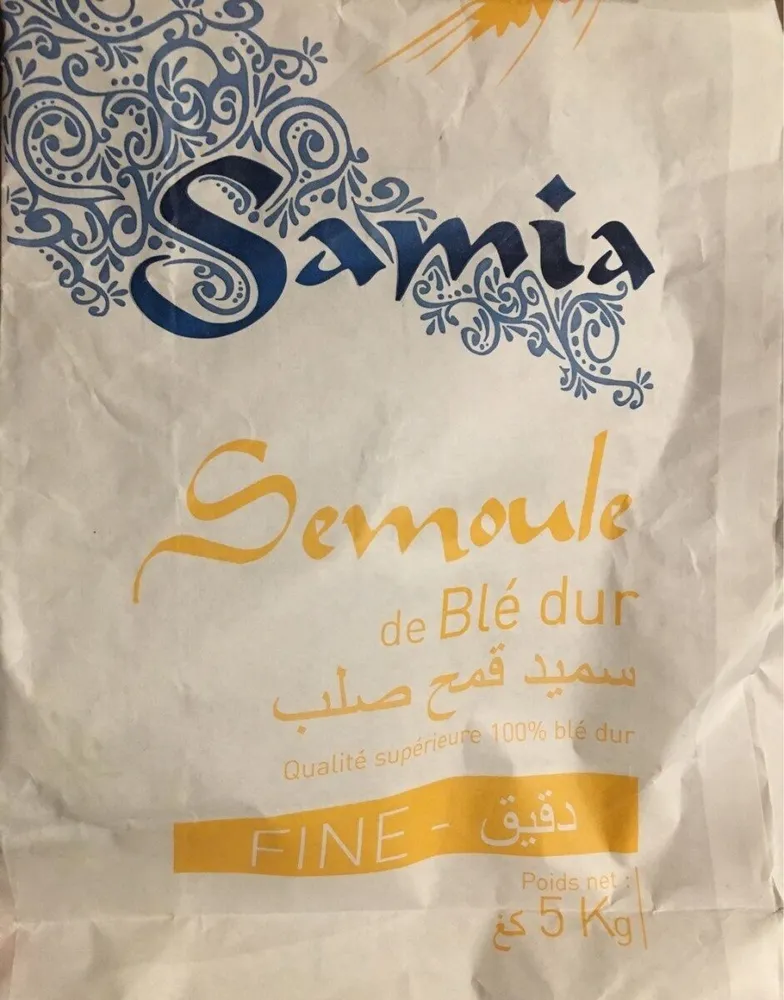 Semoule fine de blé dur