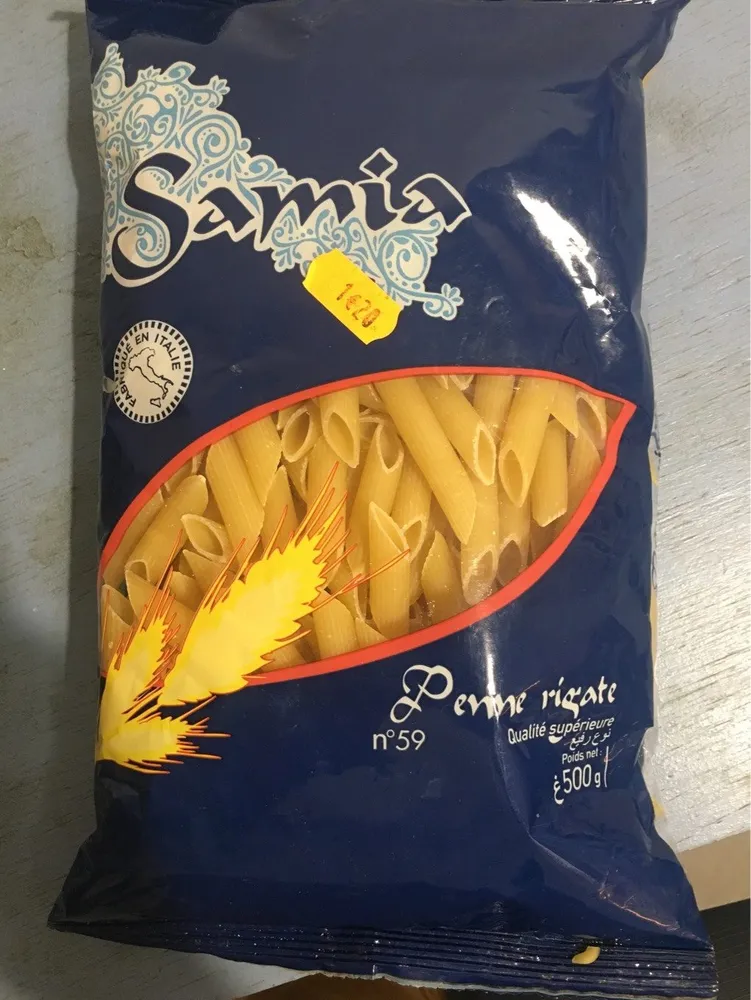 Pate Samia Penne Rigate 59 500G,