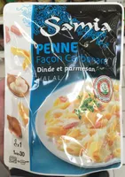 Penne Façon Carbonara (Dinde et Parmesan), Halal