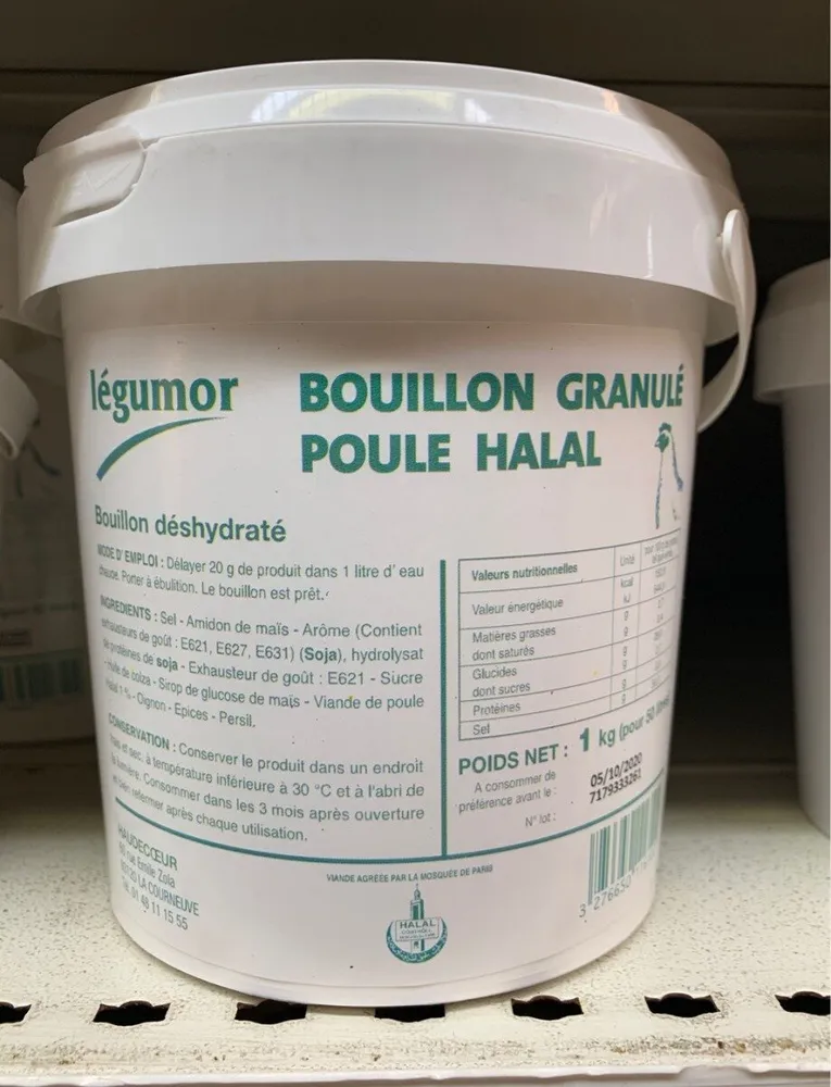 Legumor Granule Bouillon Granule De Poule Halal 1Kg
