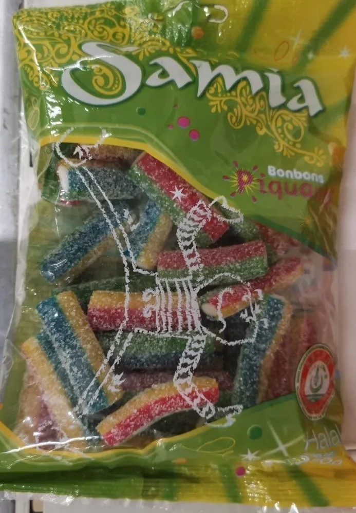Bonbons rainbow stick halal