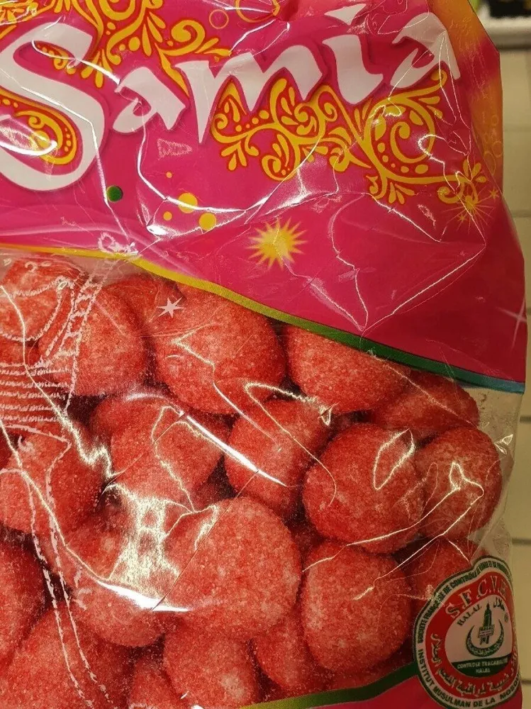 Samia confiserie gélifié goût fraise