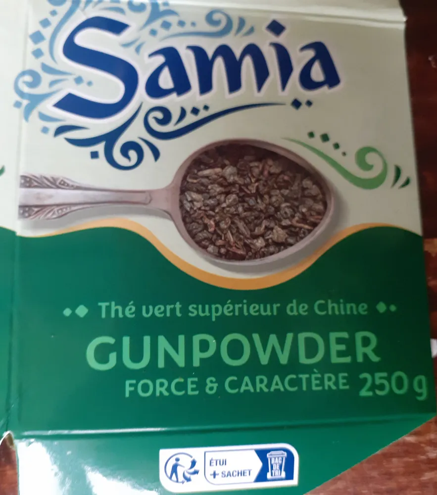 Thé vert supérieur de Chine Gunpowder Force et Caractère