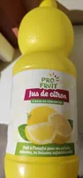 Jus de citron à base de concentré