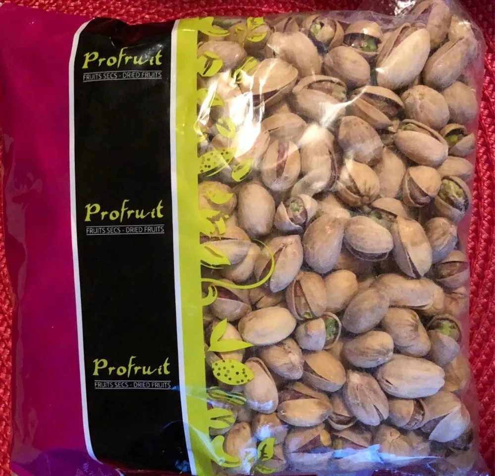Pistaches grillées, salées