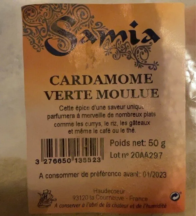 Cardamome verte en poudre