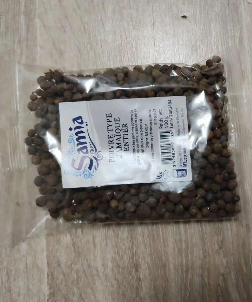 Poivre type Jamaïque entier