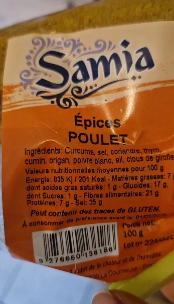 Épices poulet