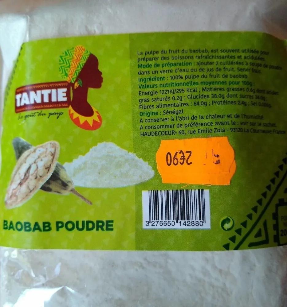 Baobab poudre