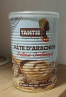 Pâte d'arachide texture onctueuse