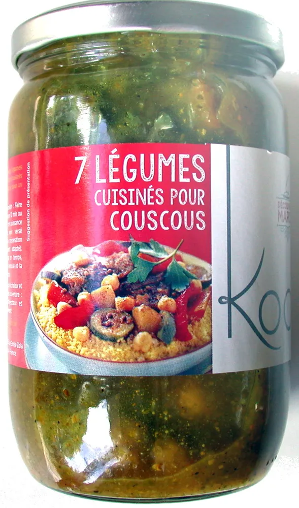 7 légumes cuisinés pour couscous