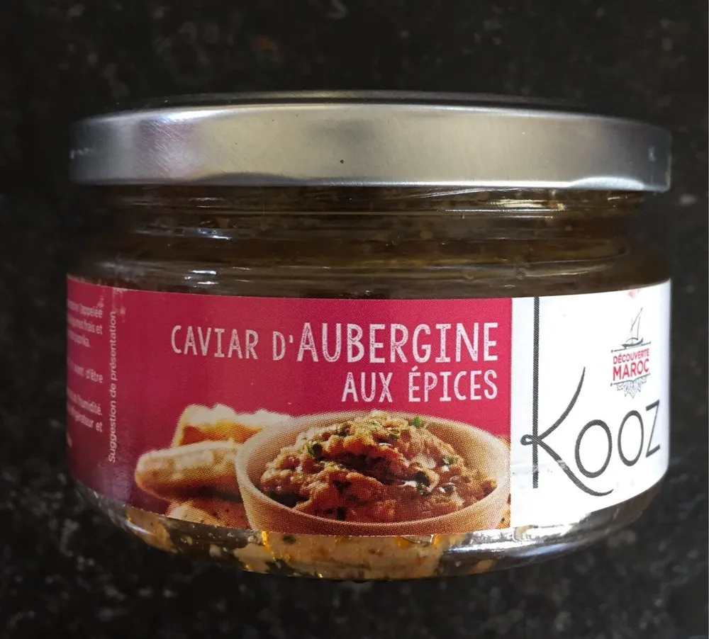 Caviar d'aubergine aux épices