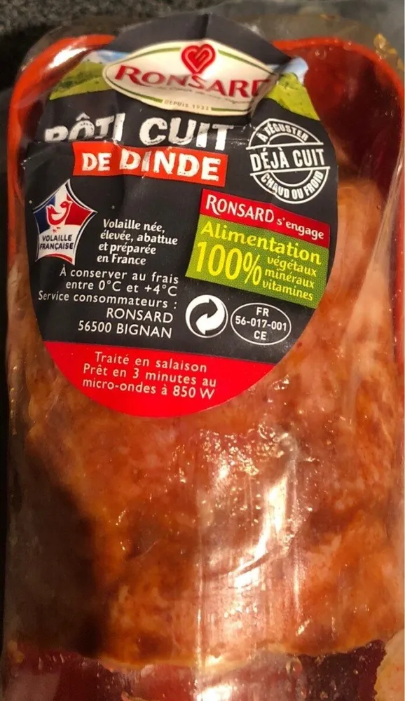 Rôti cuit de dinde