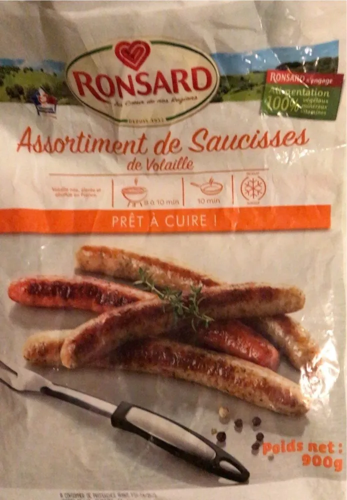 Assortiment saucisses de volailles