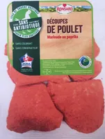 Plateau decoupe de poulet paprika
