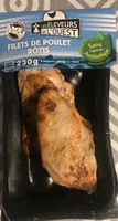 Filets de poulet rotis