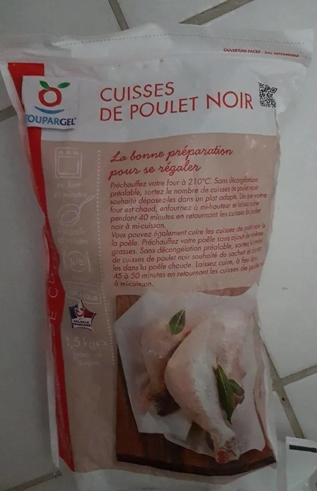 Cuisse de poulet noir