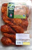 Découpe de poulet façon chorizo