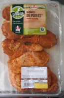 Découpe de poulet au paprika