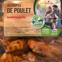Découpes de poulet