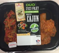 Duo de poulet et légumes émincés recette cajun