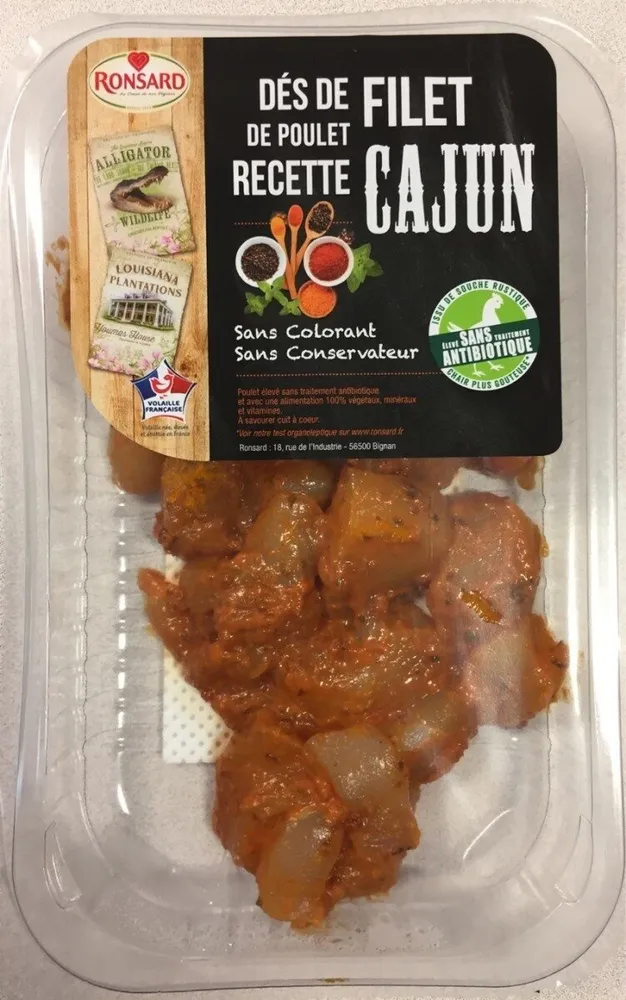 Dés de poulet recette cajun