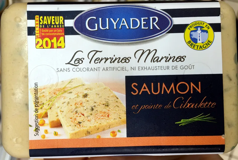 Les Terrines Marines Saumon et pointe de Ciboulette