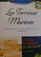 Les terrines de Marines duo de tourteau et Jacques