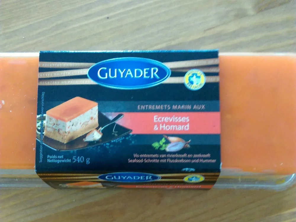Entremet marin écrevisses et homard