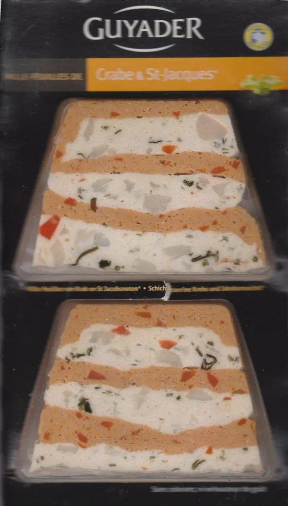 Mille-feuilles de Crabe & St-Jacques