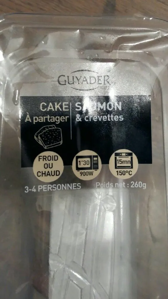 Cake saumon crevettes