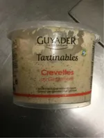 Tartinables crevettes au gingenbre