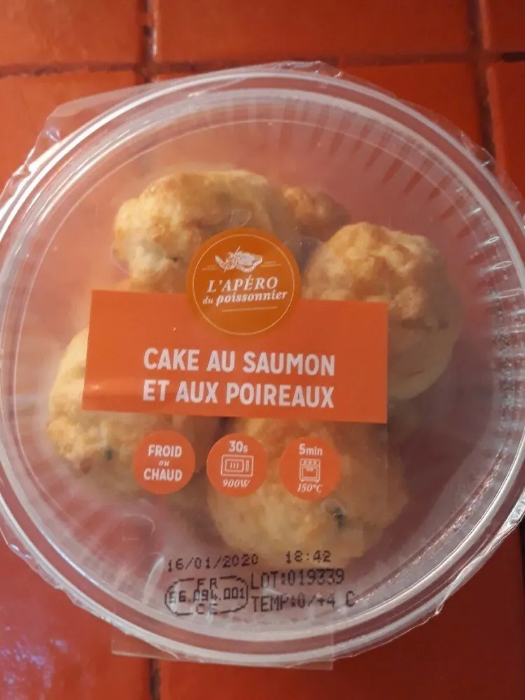 Cake au saumon et aux poireaux
