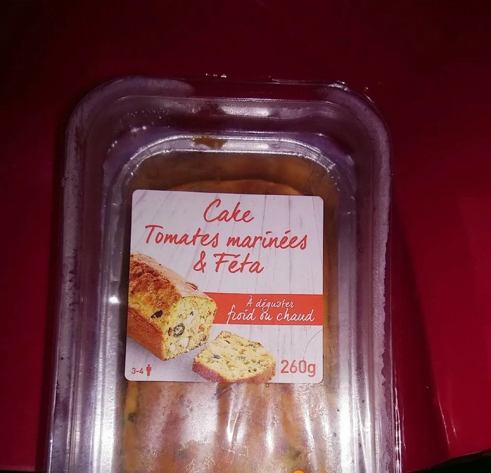 Cake Tomates marinées & Féta