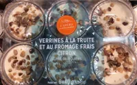 Verrines a la truite fromage frais
