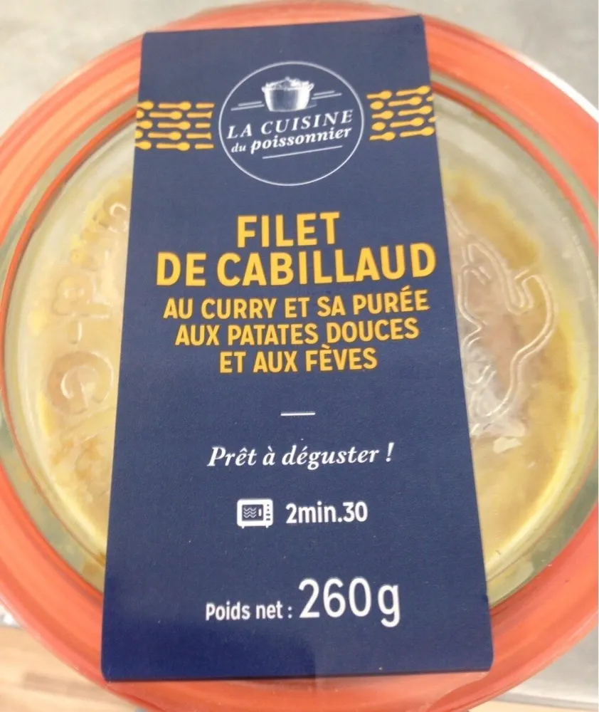 Filet cabillaud au curry