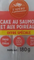 Mini cake saumon, saumon fumé et poireaux
