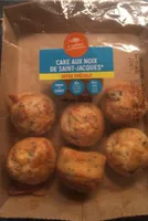 Mini cakes sales aux noix de saint jacques