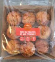 Mini cake saumon et poireaux