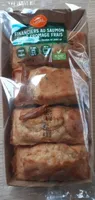 Financier saumon fumé fromage frais et aneth