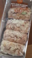 Petits pains de saumon au citron et basilic