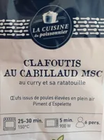 Clafoutis au cabillaud au curry et sa ratatouille