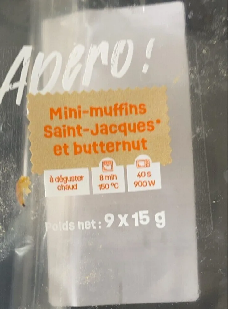 Mini-muffins saint Jacques et butternut
