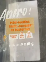 Mini-muffins saint Jacques et butternut