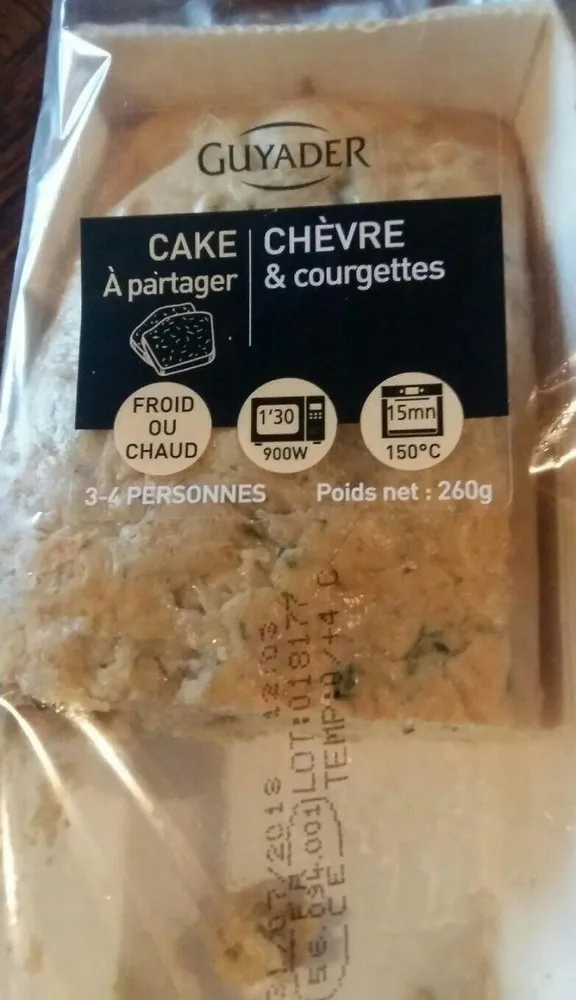 Cake Chèvre & courgettes