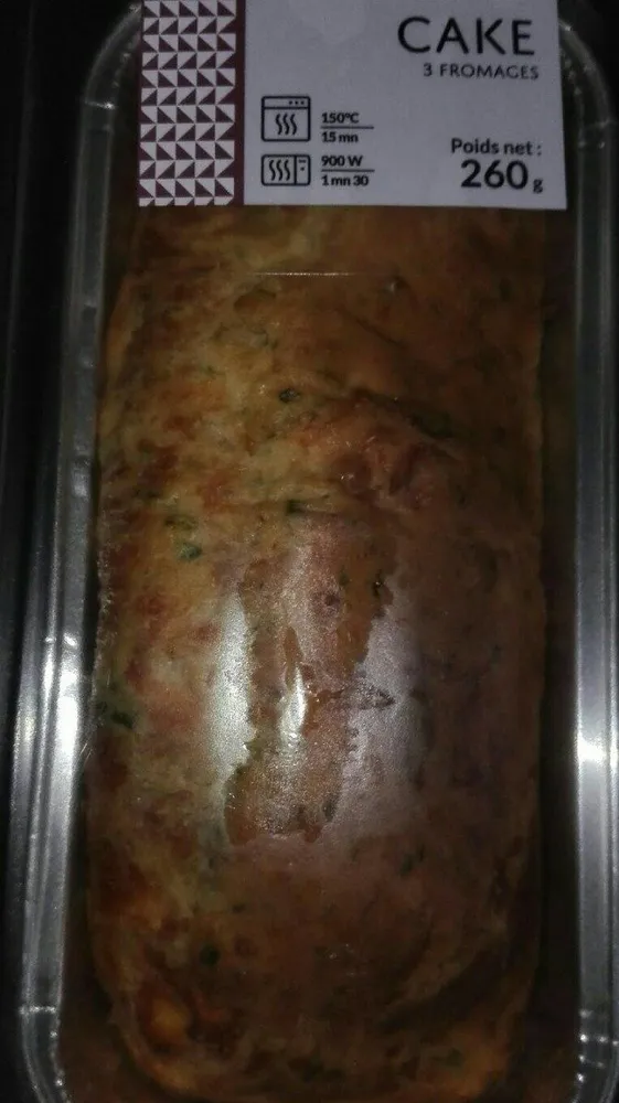 Cake aux 3 fromages