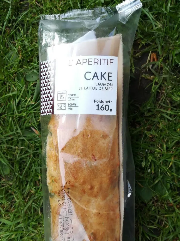 Cake au saumon/laitue de mer